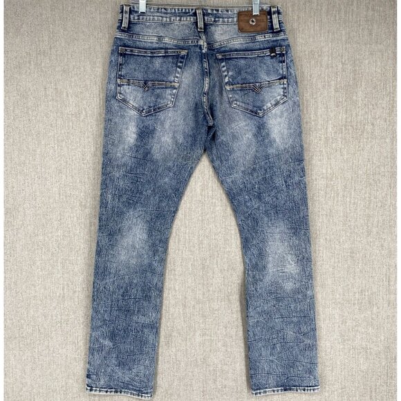 Buffalo David Jeans 32X32 Super Max-X Skinny Slim Denim Stretch Stone Wash - Picture 8 of 16